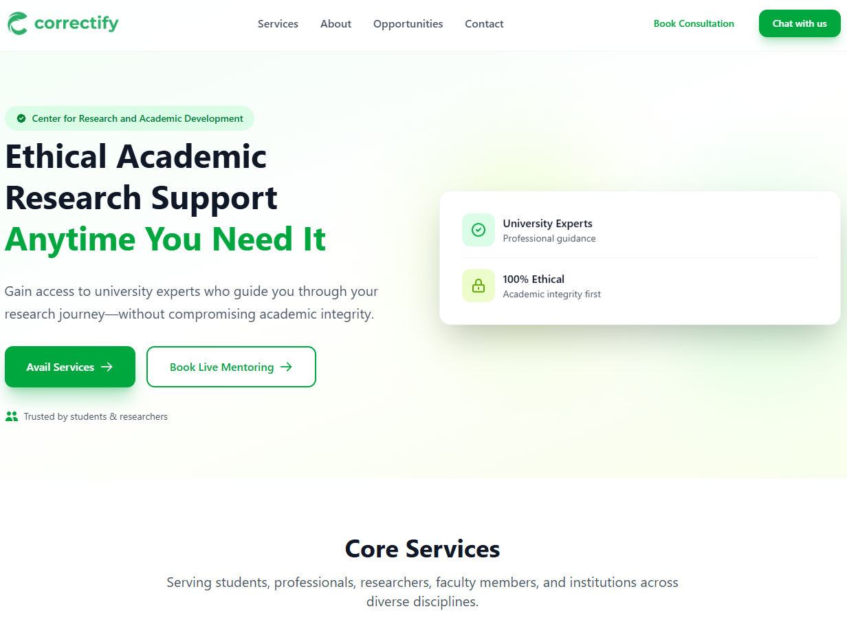 Correctify Institute